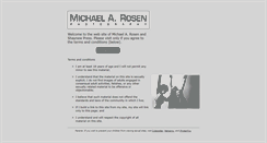 Desktop Screenshot of michaelrosen.com